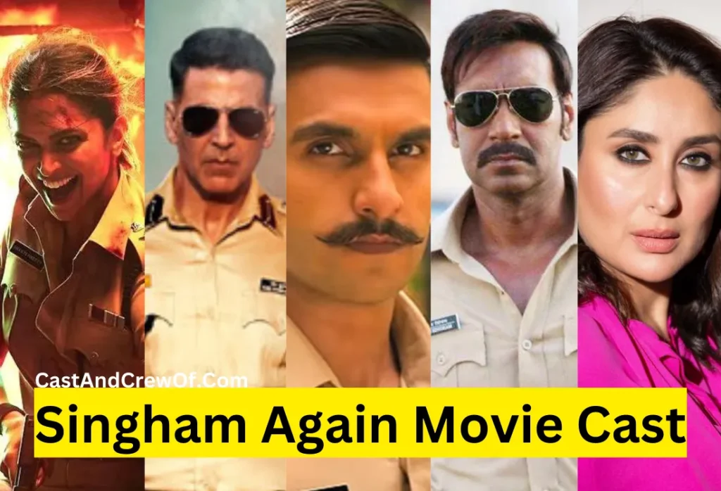 Singham Again Movie Cast poster